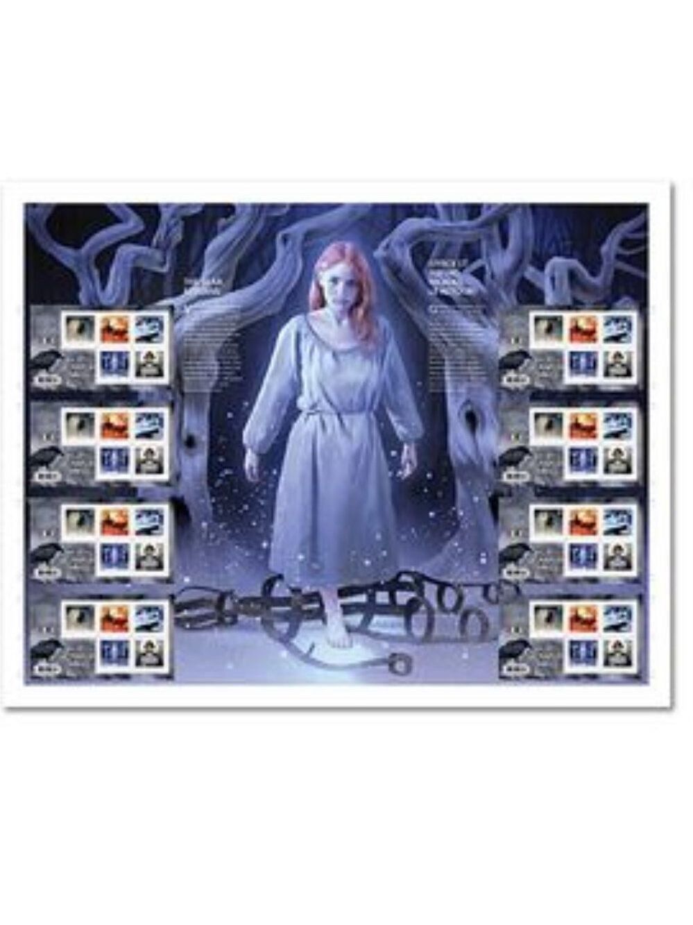 RARE Haunted Canada Canada Post Uncut press sheet of 8 souvenir sheets 2015 BNWT